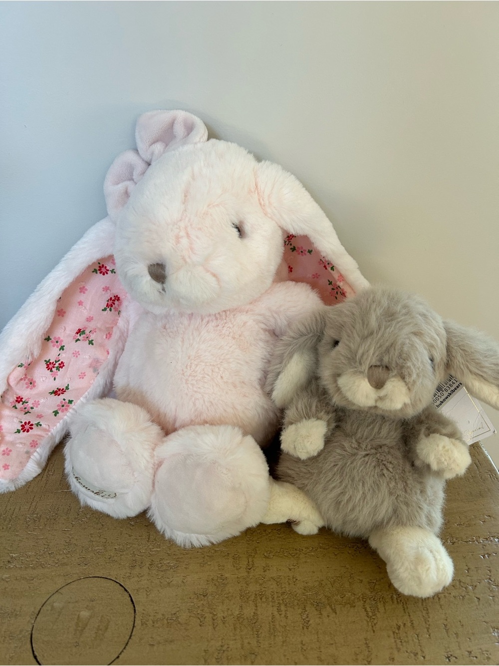 Plush Pink Bunny Comforter for Kids - Soft Lovey